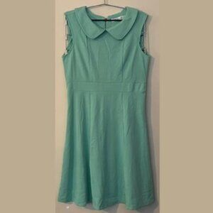 NWT Size L/XL Sunny Girl Peter Pan Modcloth Dress in Seafoam